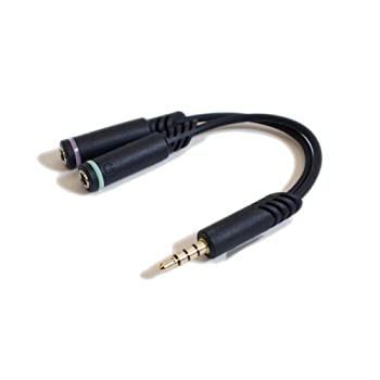 プレミアムOEM PCヘッドセットからPlayStation 4 PS4、Xbox One、Mac、最新のPC、スマートフォン、タブレットコンボオーディオアダプターケーブ