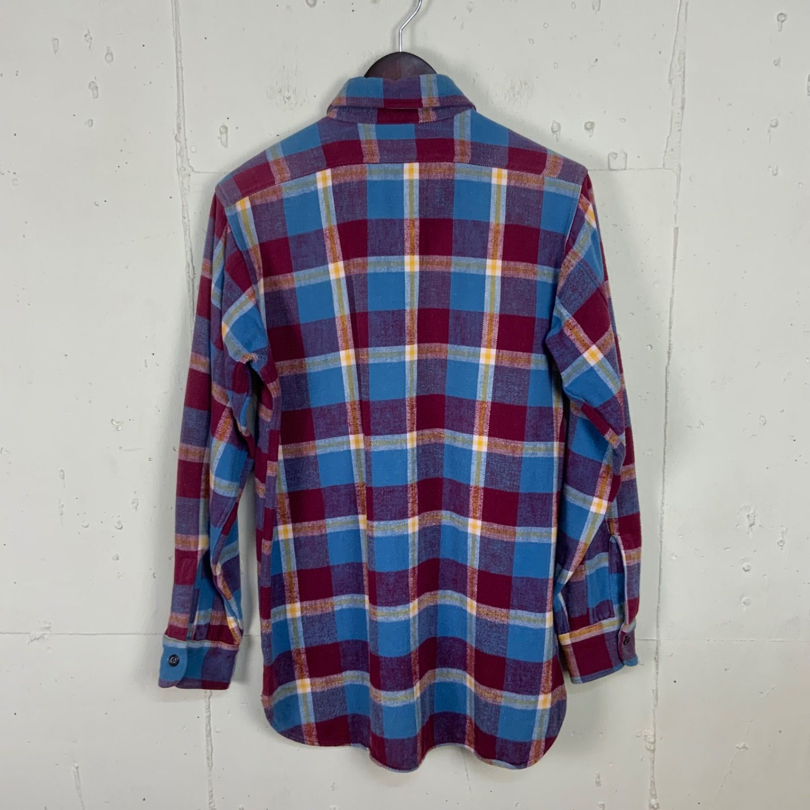 50s ヴィンテージ PILGRIM ピルグリム マチツキ フランネルシャツ 高配色 古着 f251010003