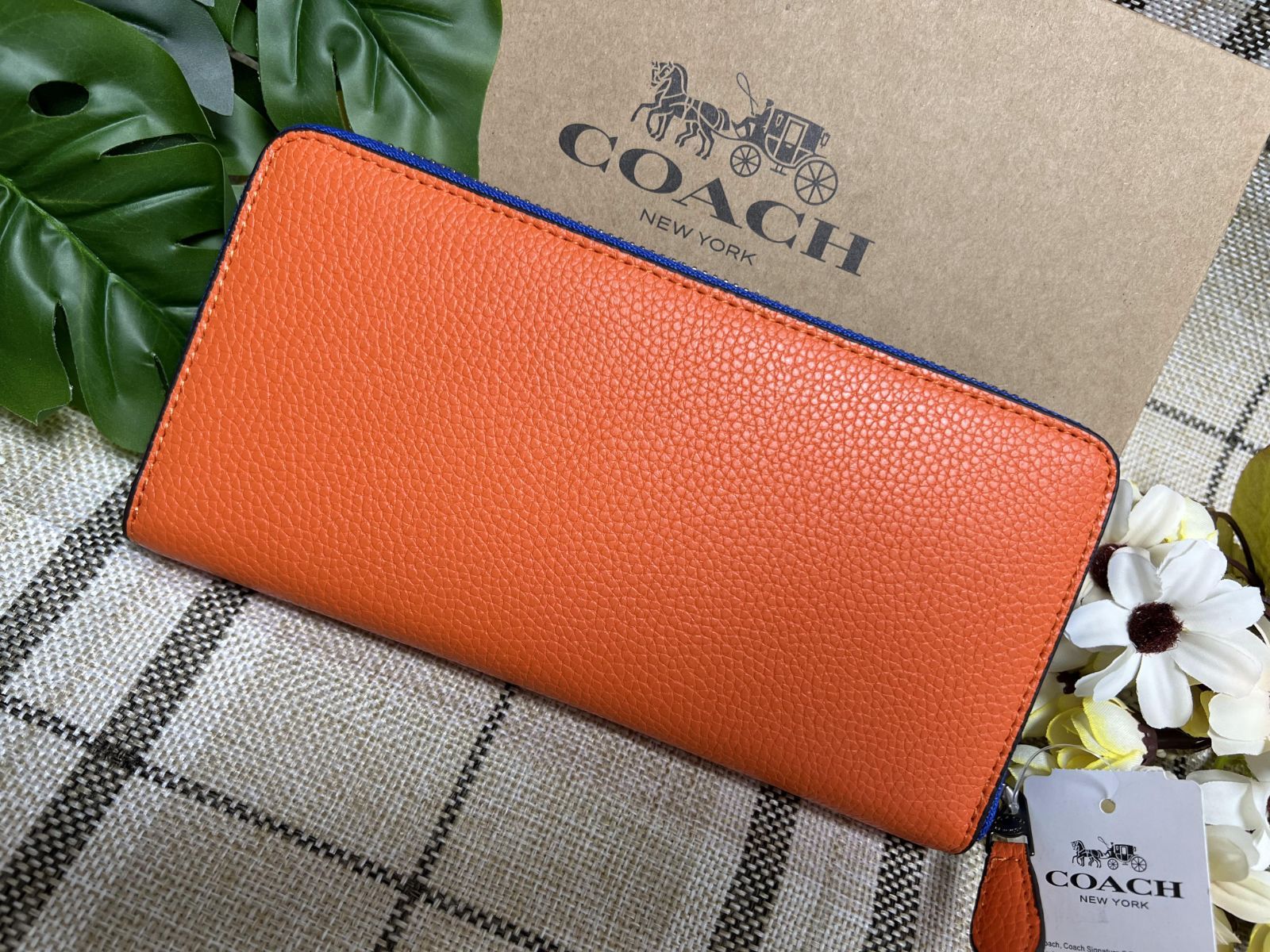 コーチ COACH 長財布 財布 アコーディオン ラウンドファスナー 