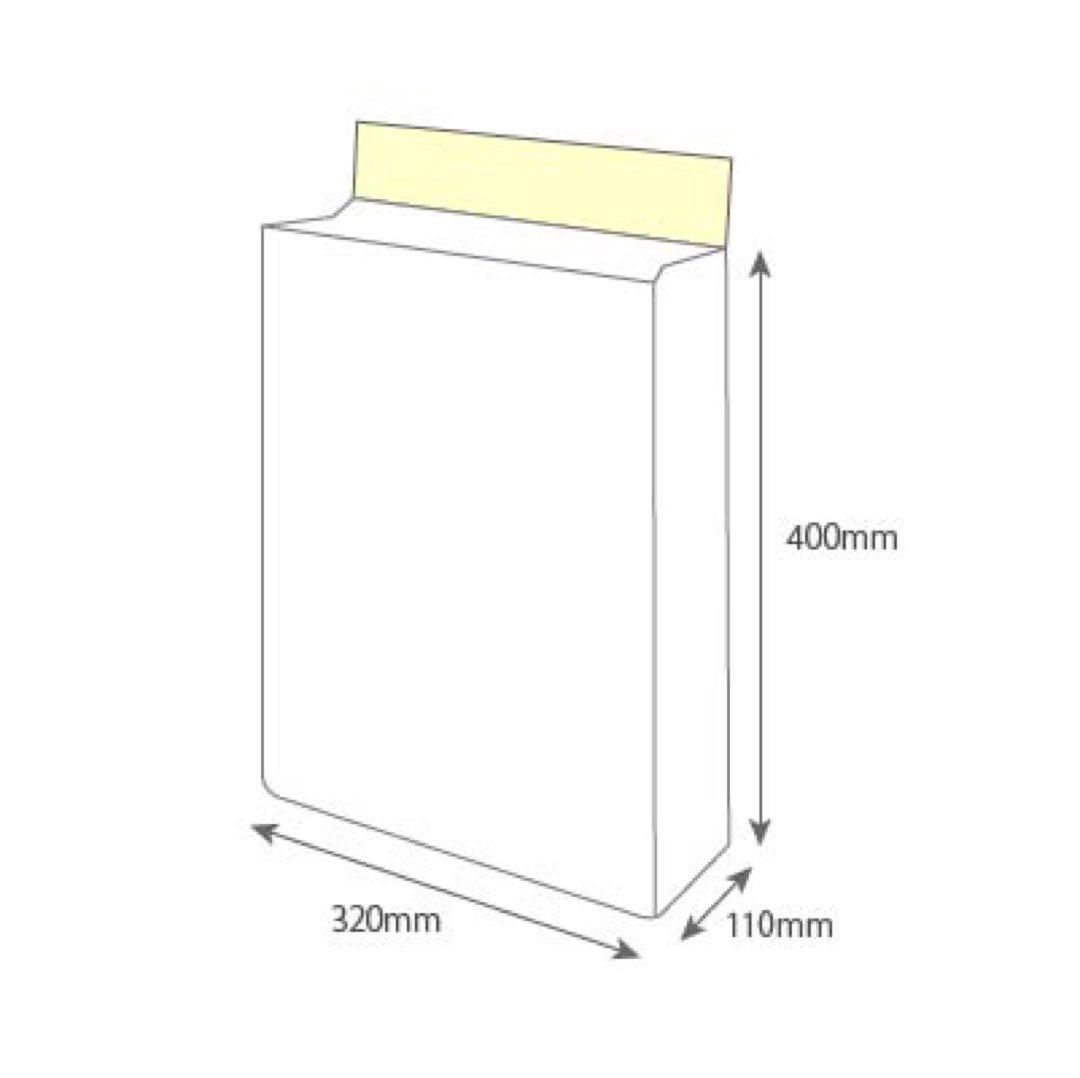 宅配袋 大 Ｌサイズ 250袋 テープ付き 白色 無地 梱包資材 梱包袋 宅配袋 大 L 白｜コスパ 経費削減 梱包資材専門エスコショップ