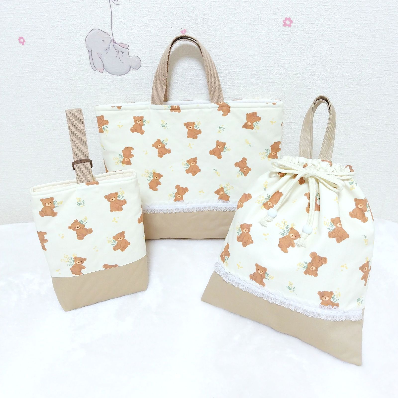 純正直売 ✳専用✳完成品 ミンクファー♡リボンヘアゴム