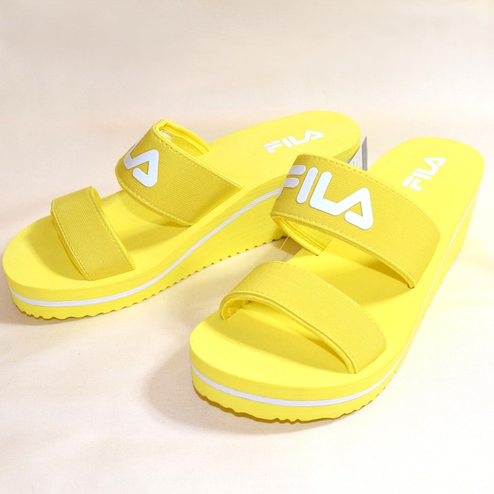 YELLO サンダル YELLO / BLACK WHALE PLATFORM SANDALS