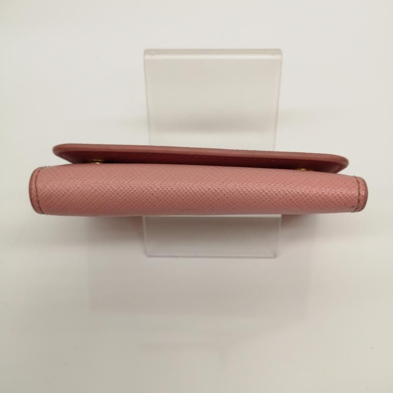 PRADA プラダ サフィアーノ フィオッコ キーケース リボン 箱付き PRADA プラダ 6連キーケース リボン ベージュ レザー