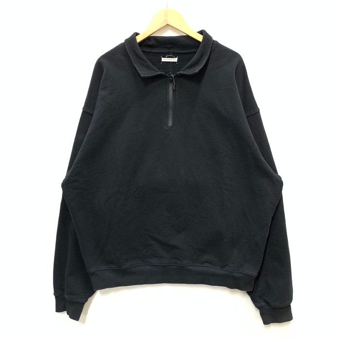 WENZDAY WZD-S2-2005 HALF ZIP COLLAR SWEAT SHIRT ハーフジップ スウェット トップス アウター ブランド 古着 オーバーサイズ 140-241123-gm-05-fuz