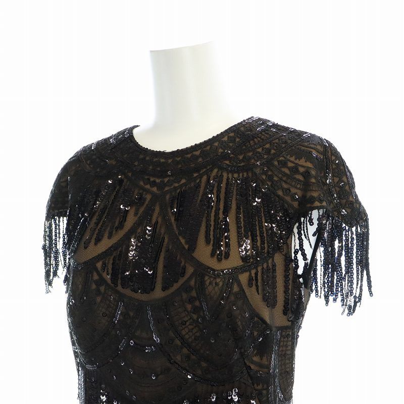 タダシショージ TADASHI SHOJI ロングワンピース ドレス スパンコール