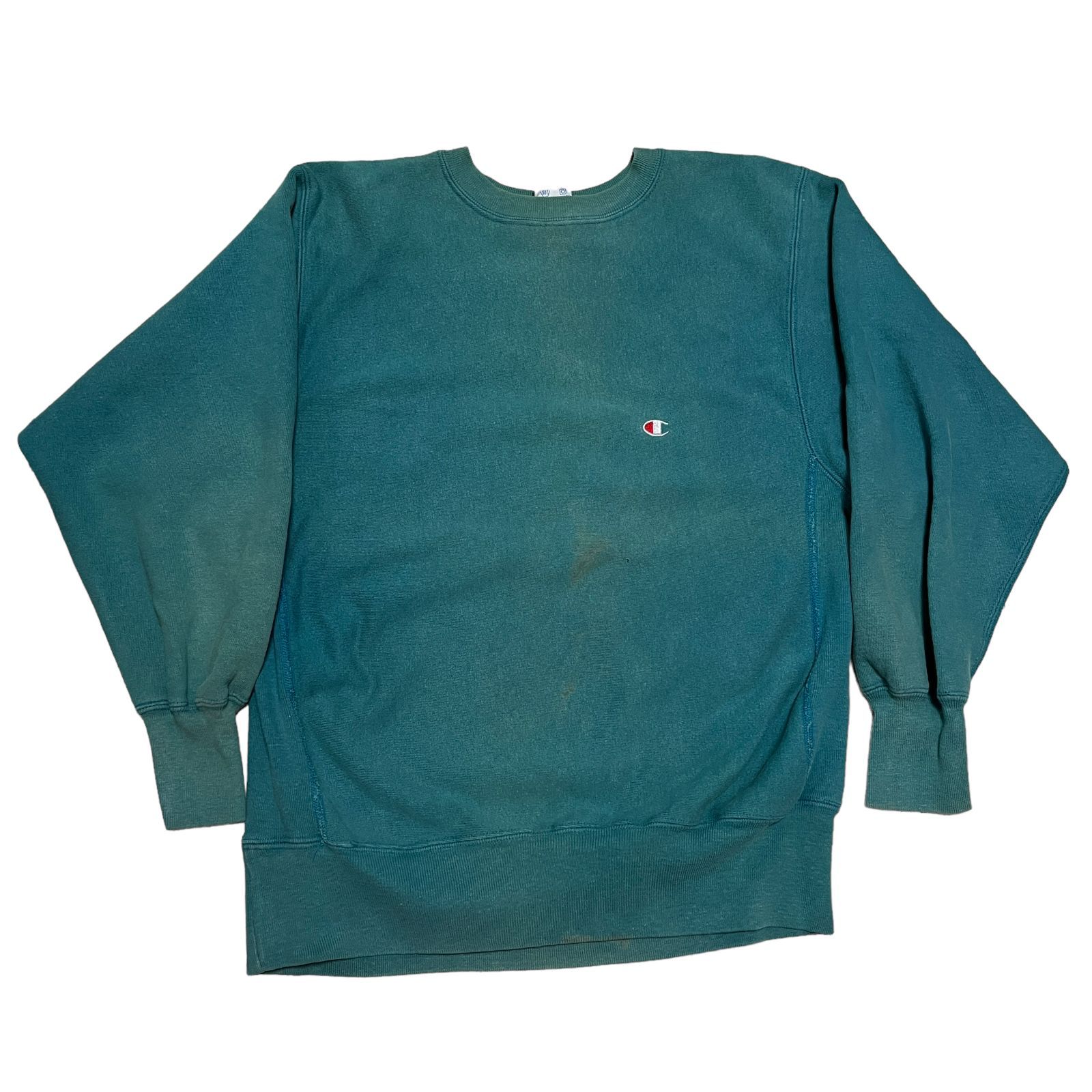 Champion Reverse Weave ターコイズ　アメリカ製 90s USA製 CHAMPION - REVERSE WEAVE SWEAT TURQUOISE OLD