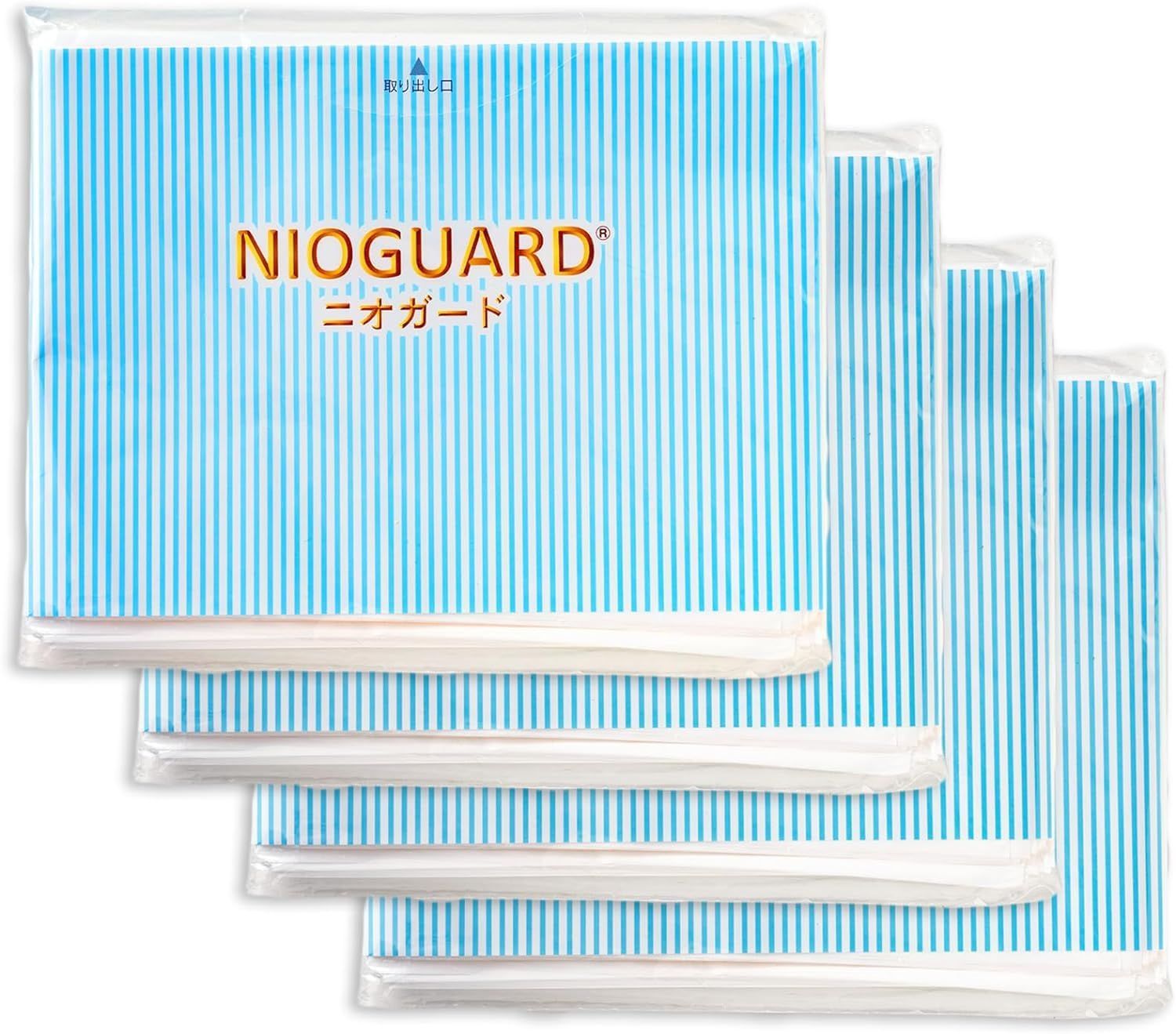 NIOGUARD] ニオガード Sサイズ 100枚入 (4個セット) 驚きの防臭力 白 国内製造 防臭袋 ゴミ袋 生ゴミ おむつ 匂わない 防臭  処理袋 におわない袋 ゴミ箱 消臭 メルカリ