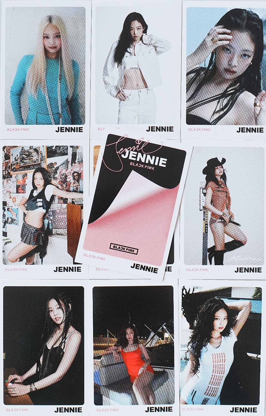 blackpink Jennie ミジャンセン　トレカ BLACKPINK ミジャンセンコラボ トレカ 公式