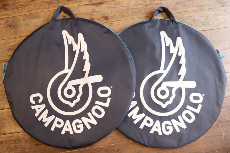 カンパニョーロ Campagnolo ホイールバッグ クッション付き 2枚セット ネイビー　【東京南麻布店】