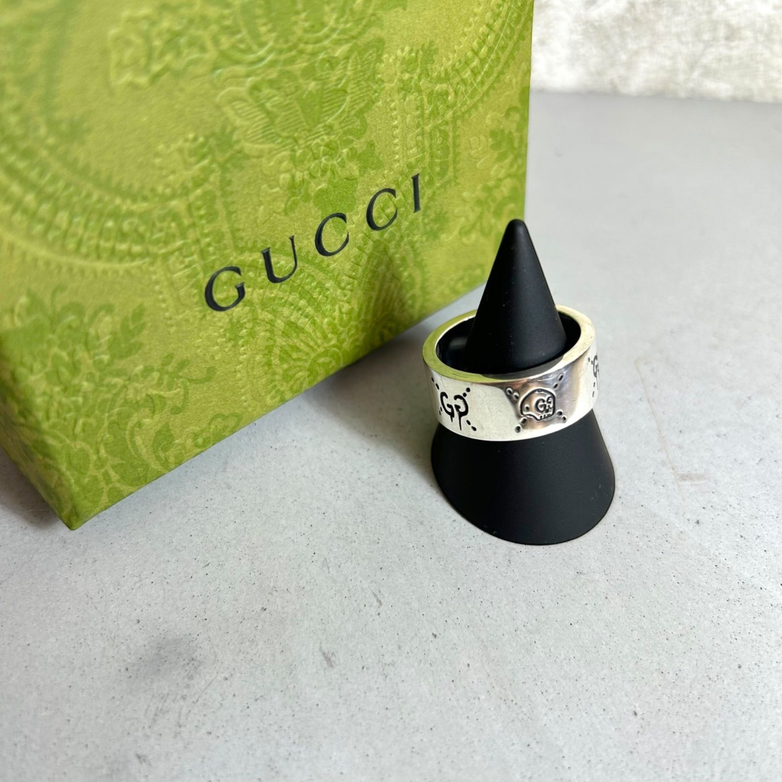 GUCCI グッチ シルバー ゴースト リング 指輪 19号