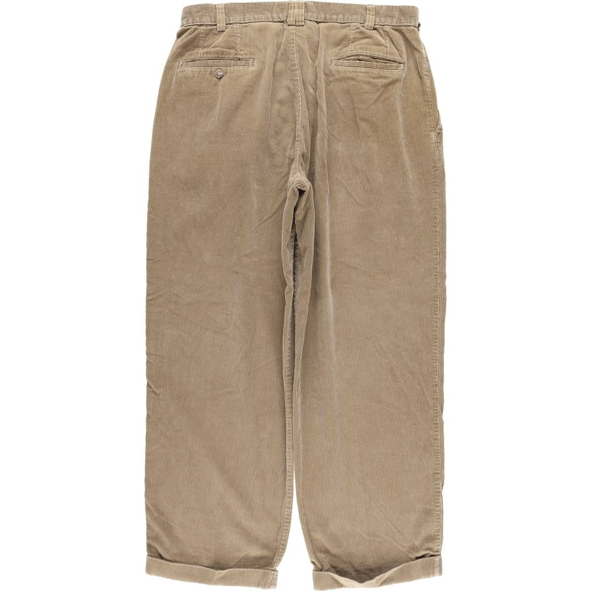 古着 90年代 RUFF HEWN ツータック コーデュロイパンツ メンズw35相当 ヴィンテージ eaa586290