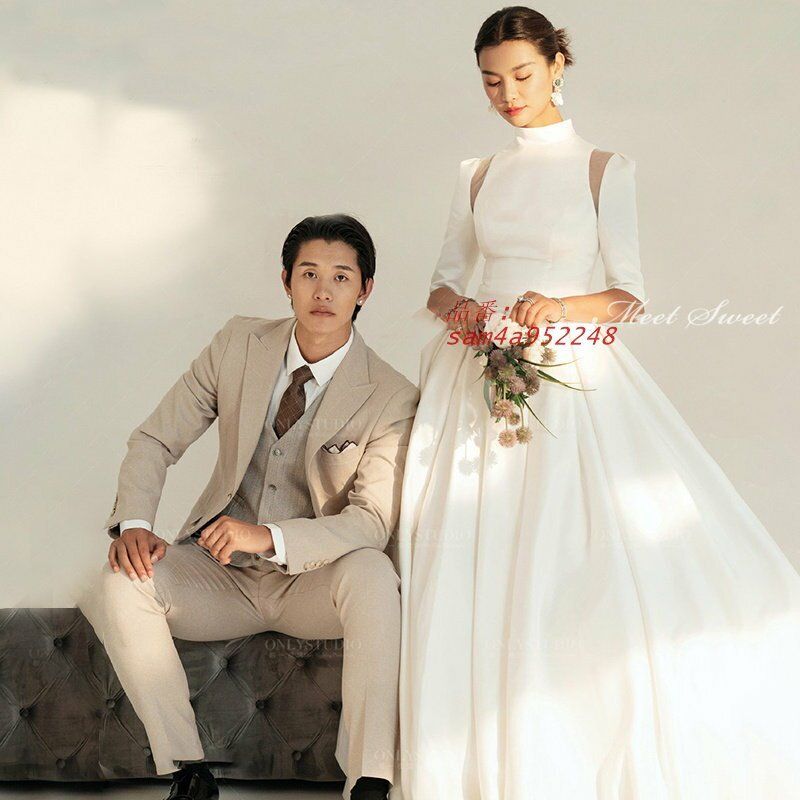 ウェディングドレス 二次会 前撮り フォトウェディング 挙式 花嫁 ロング リゾートドレス 春秋 結婚式 ブライダル パーティードレス 後撮り am4a952248