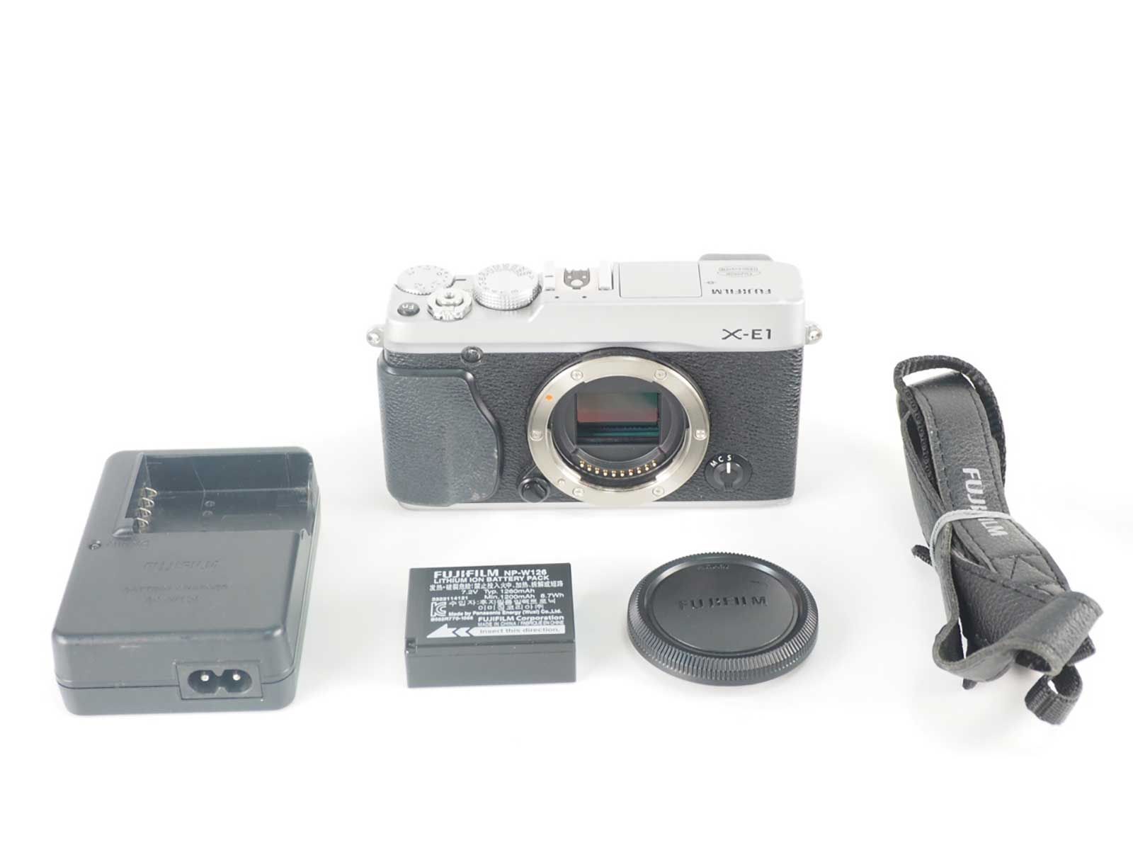 富士フィルム Fujifilm Fuji X Series E 1 16 3 MP Digital SLR Camera Body Silver Z 5490 A