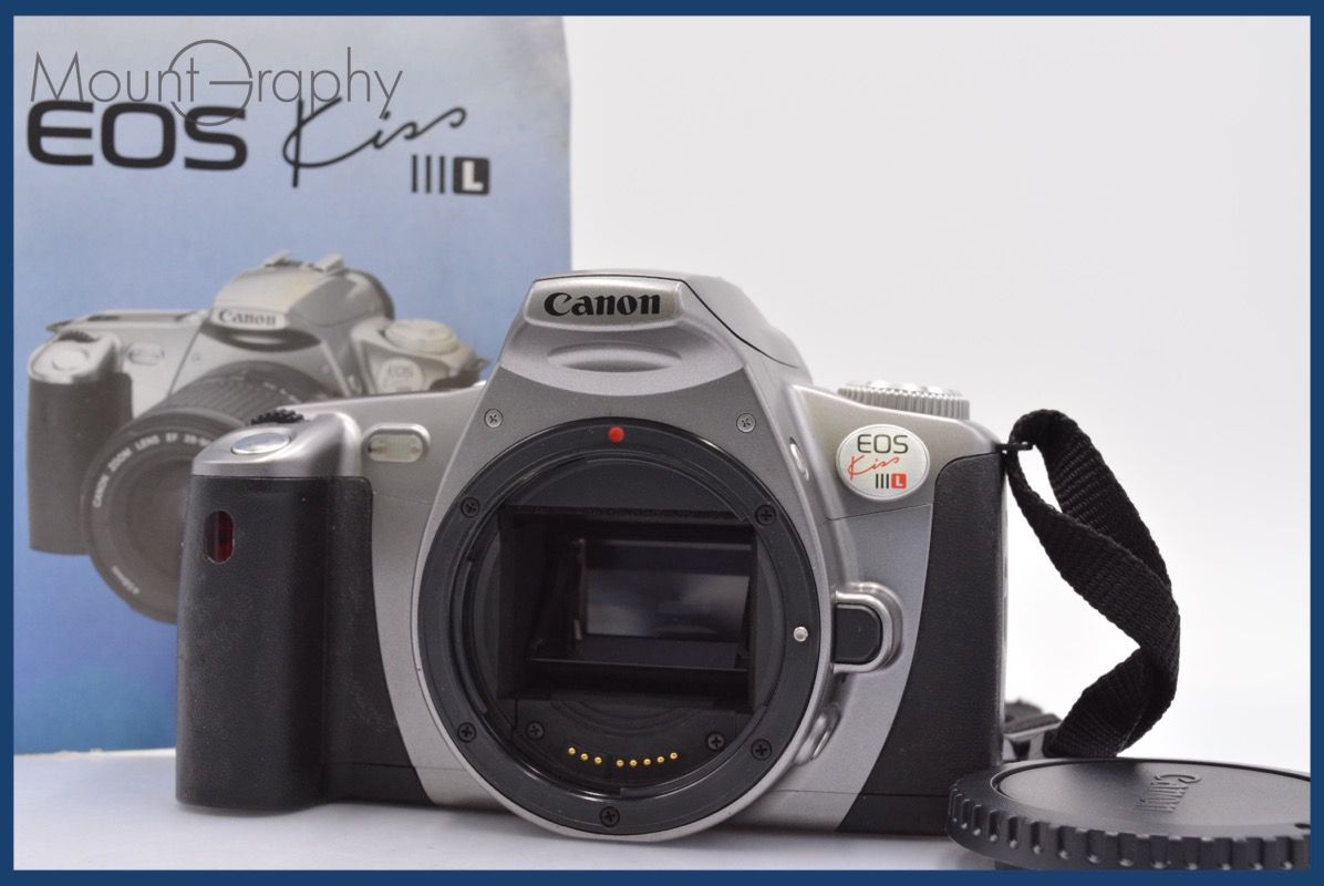 上 キヤノン Canon EOS Kiss III L 前キャップ 説明書付 完動 同梱可 mj2968