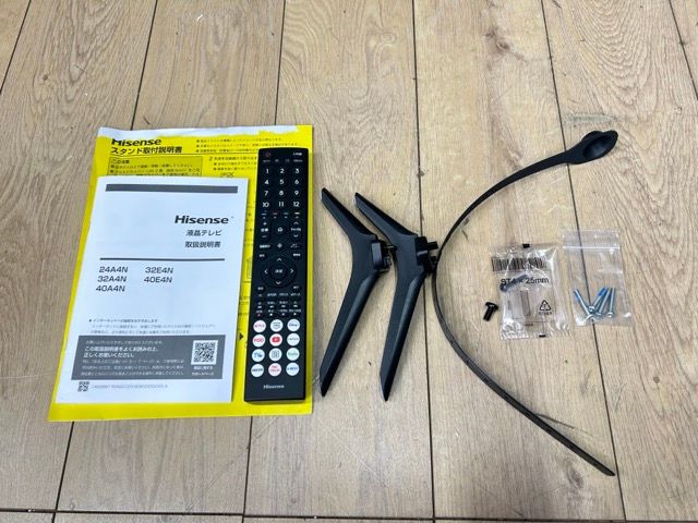 40V型 液晶テレビ 【展示品】動作保証 Hisense ハイセンス 40A4N 2024年製 TV 40インチ フルハイビジョン 051069 / 20966