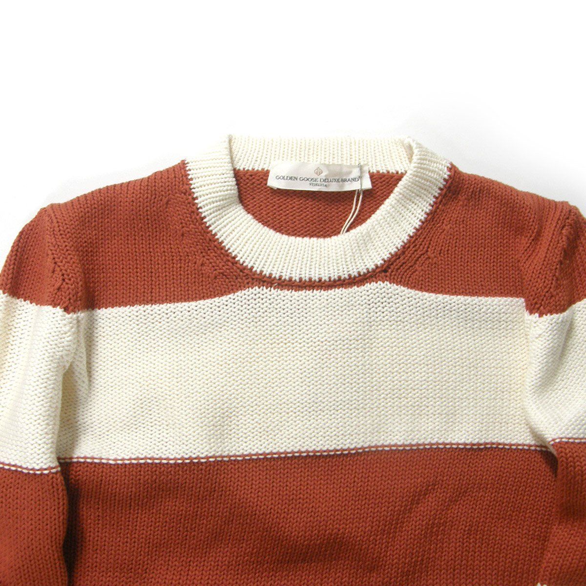 天然素材 GOLDEN GOOSE DELUXE BRAND ゴールデングース コットンニット イタリア製 クルーネック セーター | 春秋 価格比較でお得にお買物。