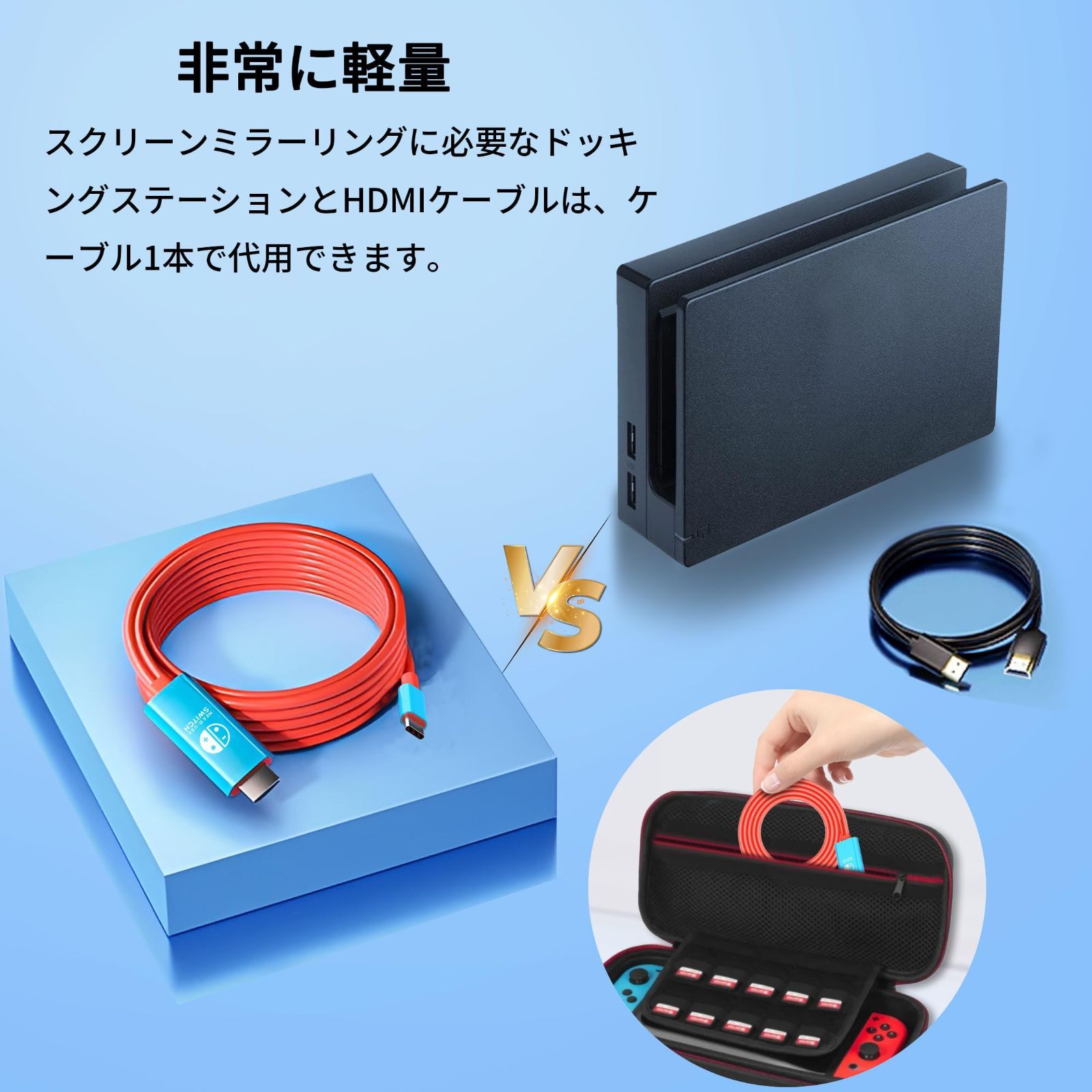Nintendo Switch スイッチ ドック 純正品 HDMIケーブル付 Nintendo