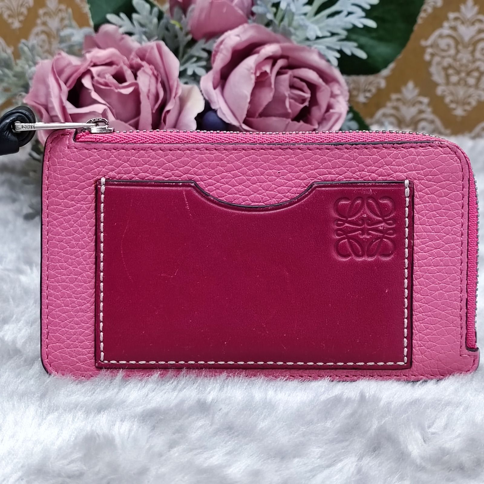 LOEWE 》 ロエベ コインカードホルダー ソフトグレインカーフ カード 