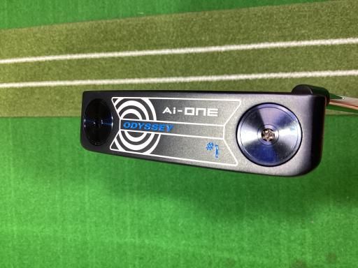 オデッセイ Ai-ONE 1 34インチ パター PT STROKE LAB 90 スチール フレックスその他 メンズ 男性用 右利き 右用 Bランク ゴルフクラブ