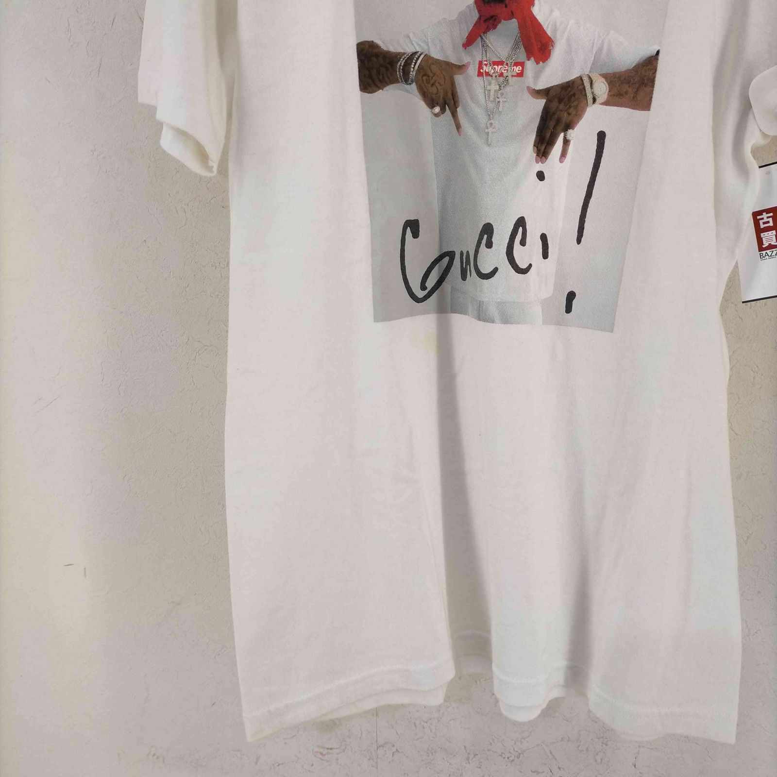 Supreme Gucci Mane Tシャツ M Supreme Gucci Mane Tee White Men's - FW16 - US