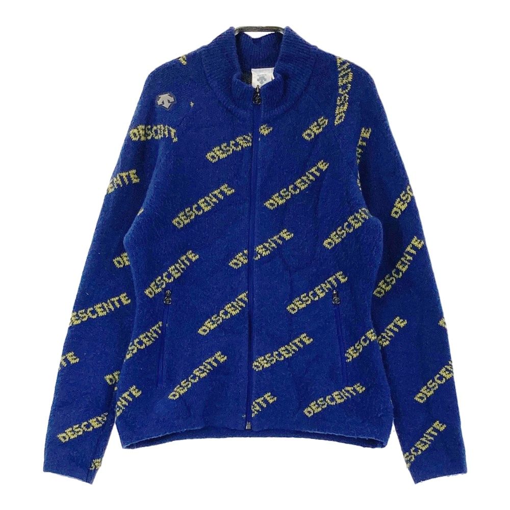 サイズ：M DESCENTE GOLF デサントゴルフ ニット ジップジャケット 総