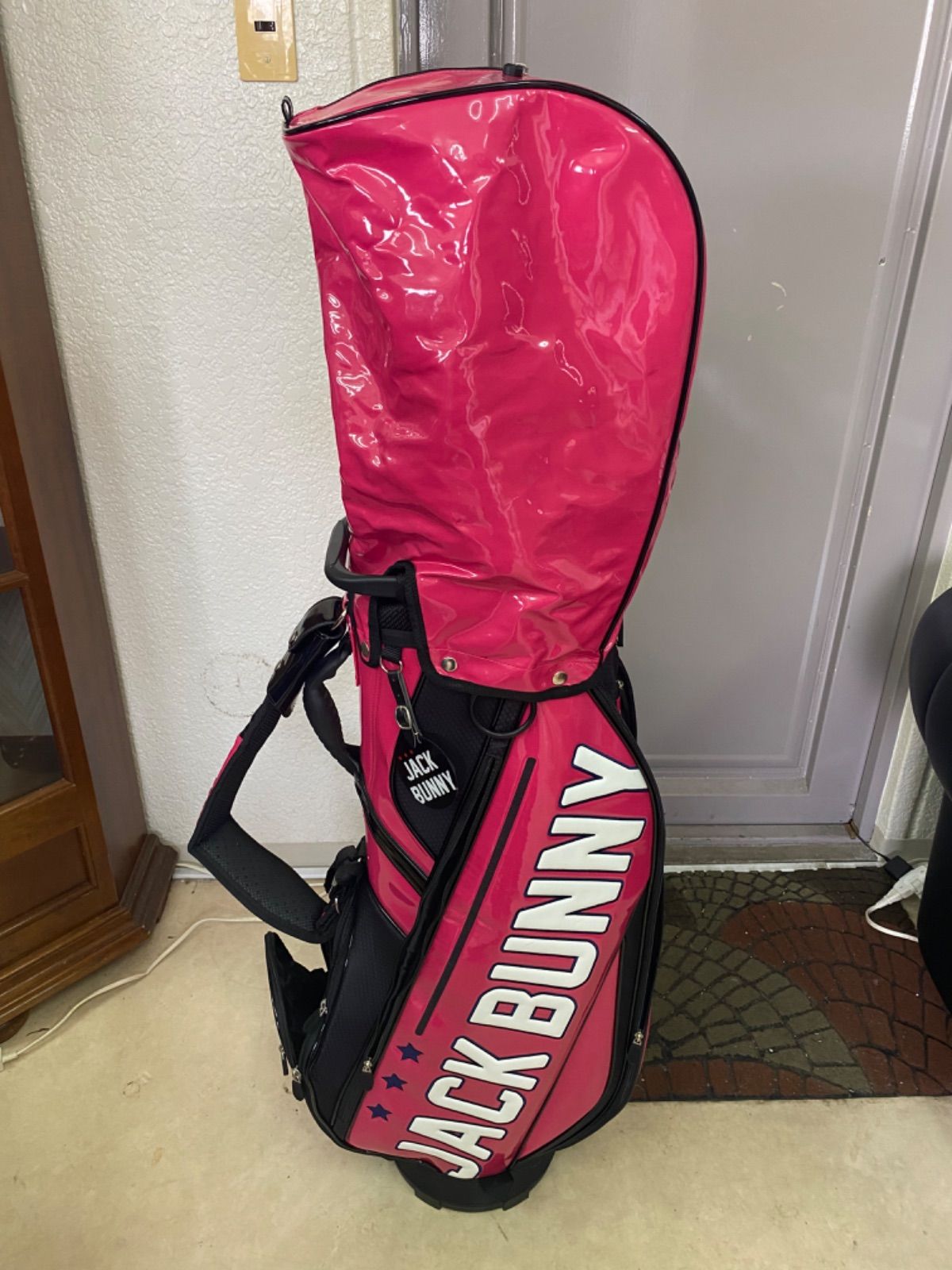 ジャックバーニー JACK BUNNY スタンド式キャディーバック ネオン