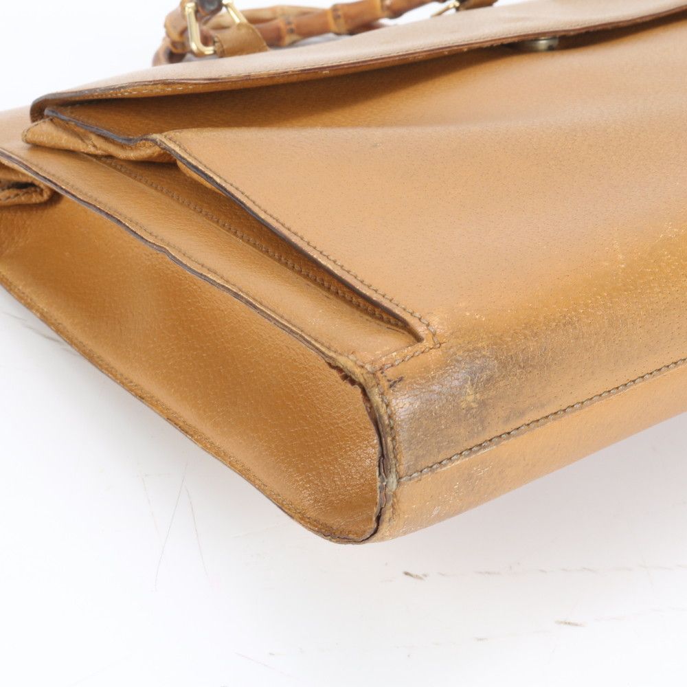 ヴィンテージ グッチ バンブー レザー ビジネス バッグ 書類鞄 ブリーフケース トート 通勤 A4 メンズ EUE CT6-3 USTAUSTRALIA_COM_AU