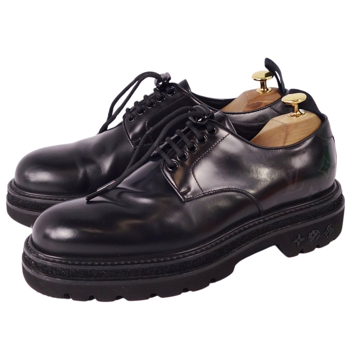 ルイヴィトン ダミエ ドライビングシューズ LOUIS VUITTON】【ダミエ柄】【LVロゴ】【イタリア製】ルイヴィトン