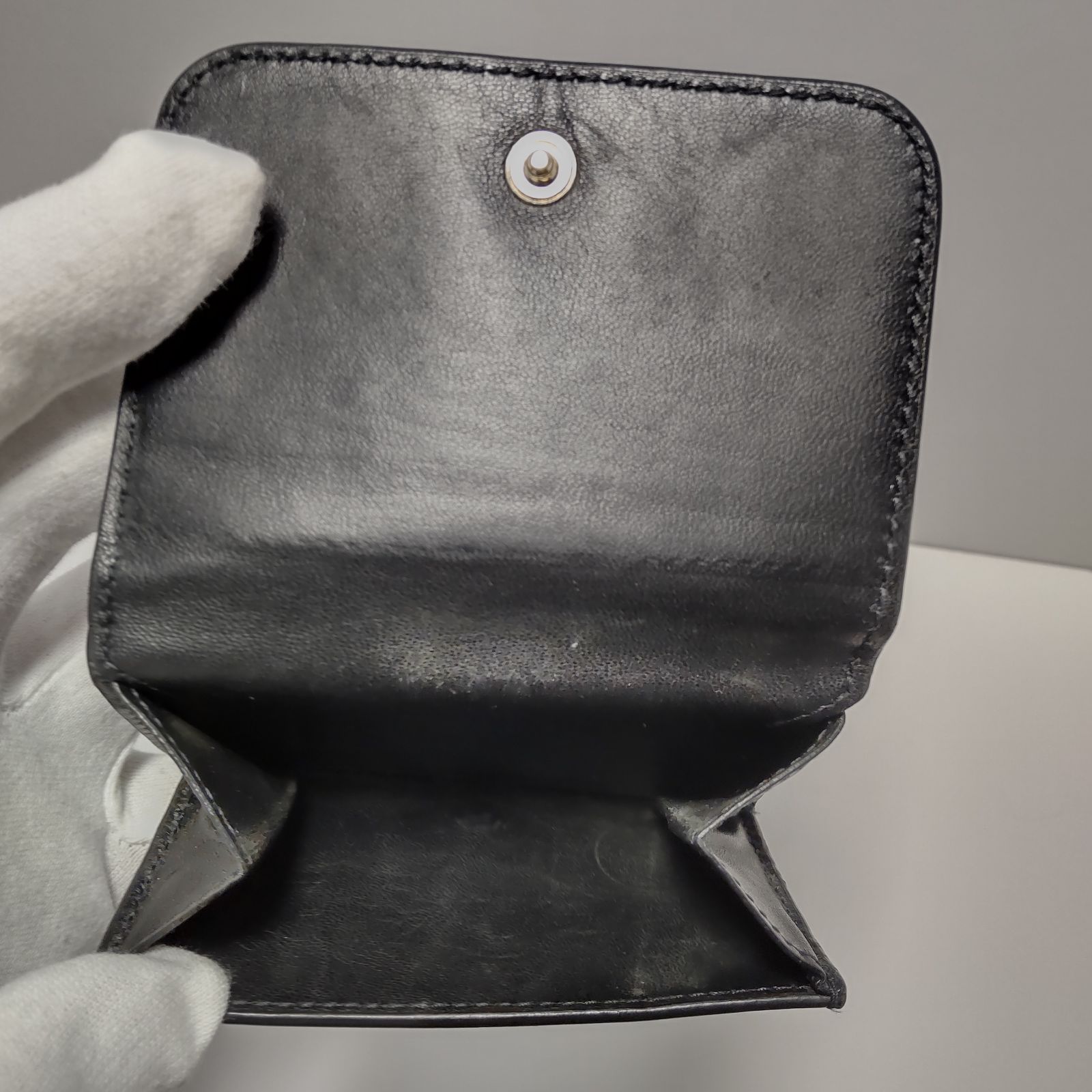 USED中古品】 BALENCIAGA バレンシアガ 財布 ミニウォレット 3つ折り  