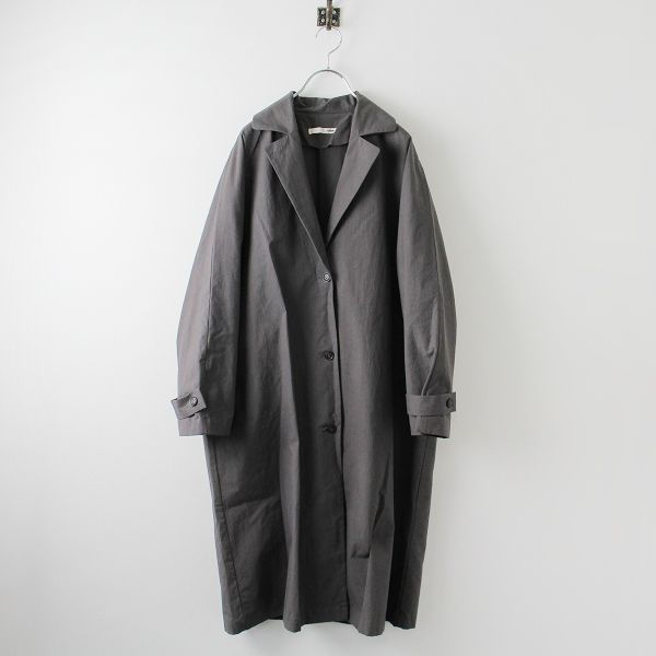 2022AW evam eva エヴァムエヴァ E223T070 cotton tailored coat