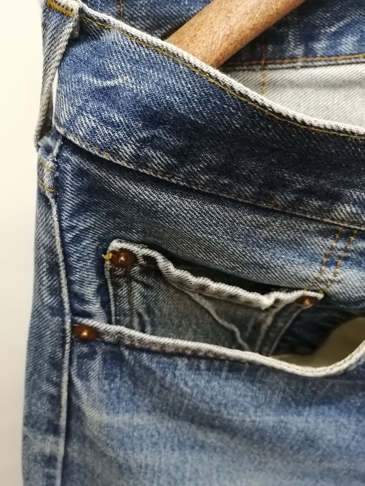 ◇Levis501 赤耳 USED Vintage 80S サイズ35インチ パッチなし - 板垣