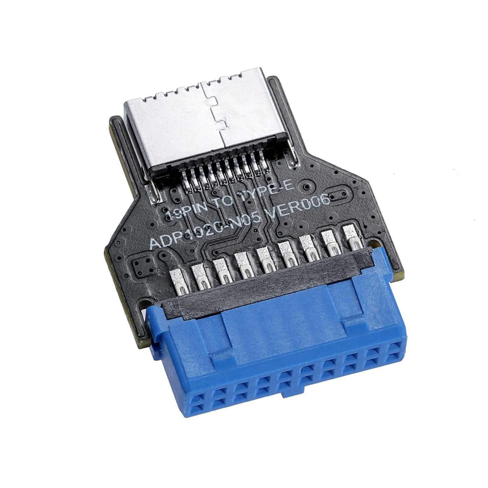 【数量限定】フロントAキーインターフェース-USB 19ピンヘッダーからType-C Type 3.0 EポートをPCフロントパネルUSB ...