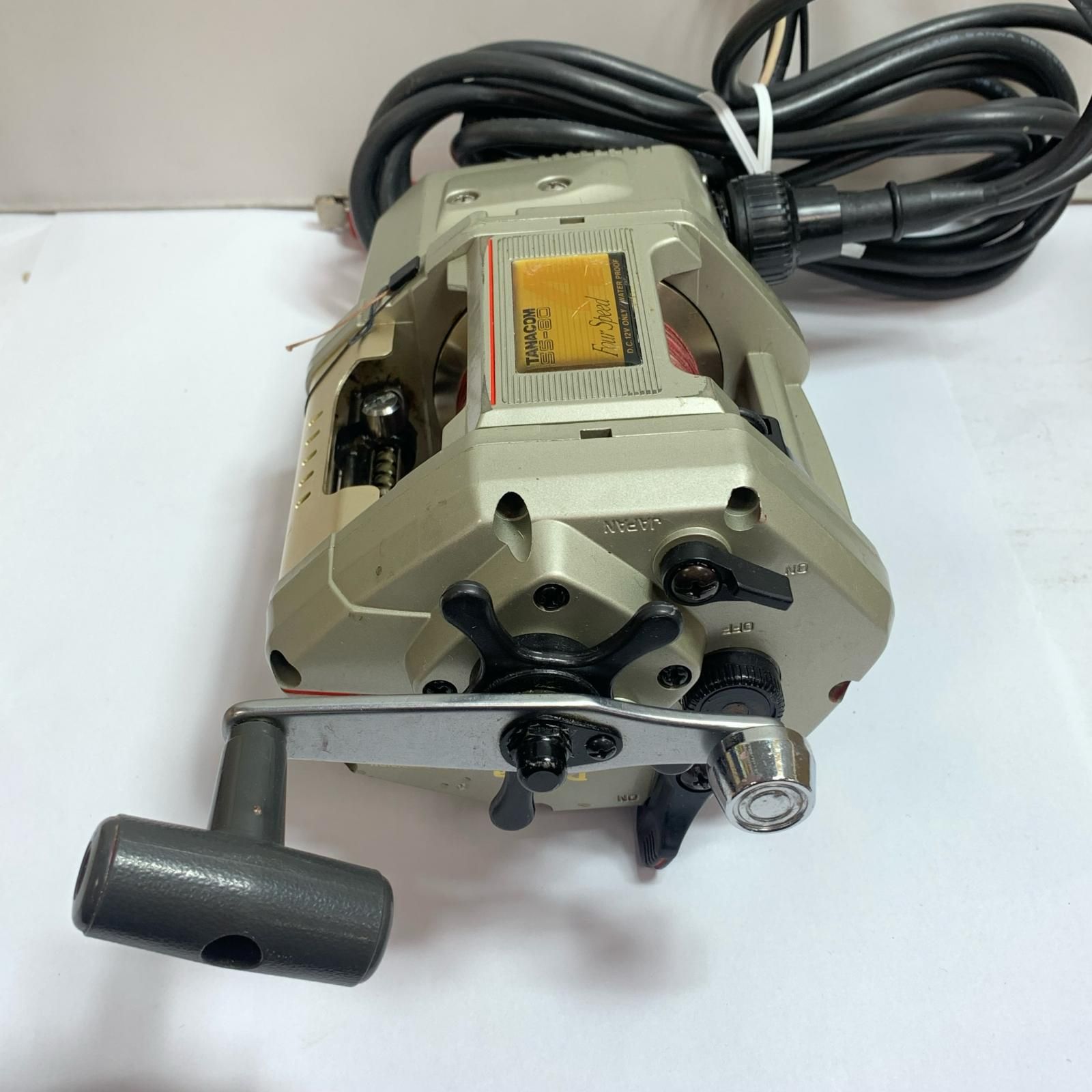 上昇志向の DAIWA ダイワ パワフルタナコン SS-80 4スピード ケーブル付 電動リール 電源コード付