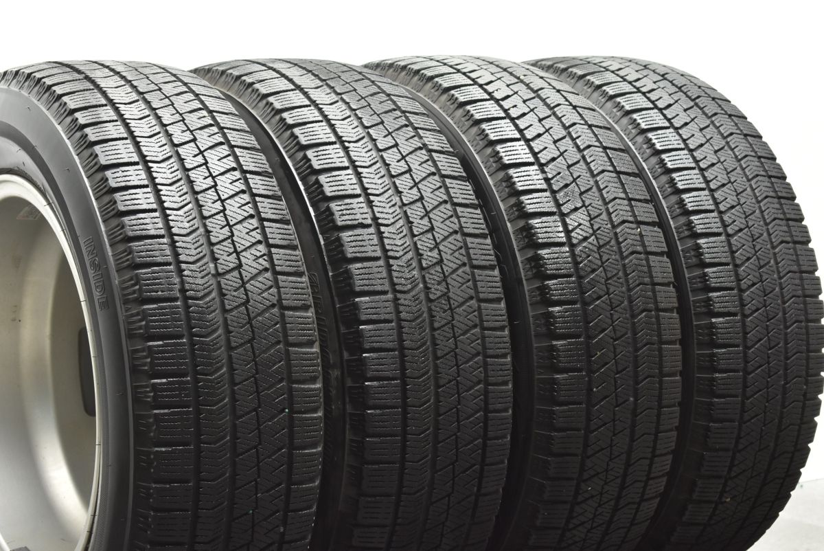 【程度良好品】トップラン 15in 6J +45 PCD100 ブリヂストン ブリザック VRX2 195/65R15 プリウス カローラスポーツ インプレッサ 交換用