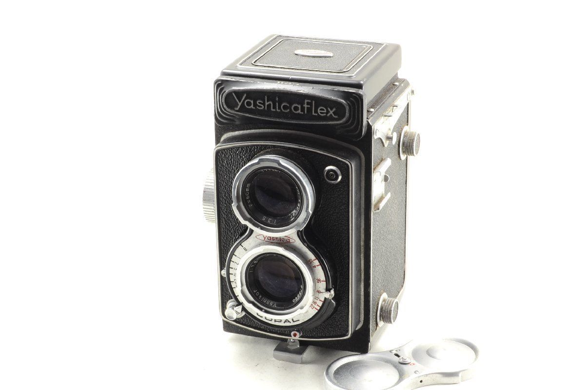 【実用品】Yashicaflex MODEL C / Yashicor 80mm F3.5 / 箱・キャップ付