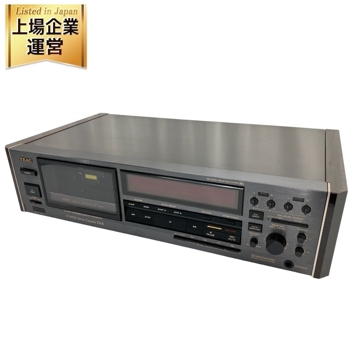 TEAC V-970X カセット デッキ リモコン付き 音響機材 オーディオ ティアック ジャンク W9107862 - メルカリ