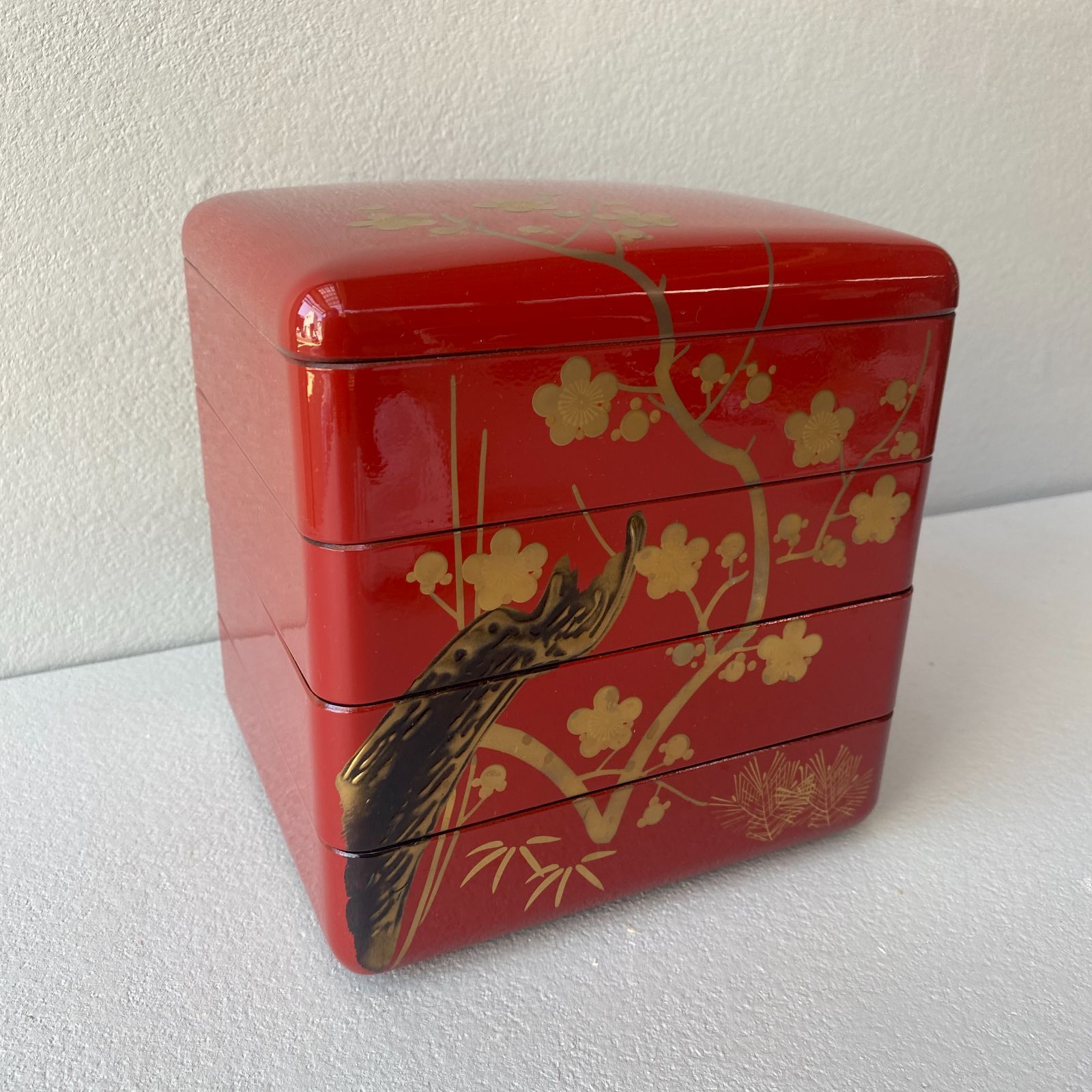本漆　重箱　本金　純金　未使用　おせち　菓器4段 本漆 重箱 本金 純金 未使用 おせち 菓器4段 本漆 重箱