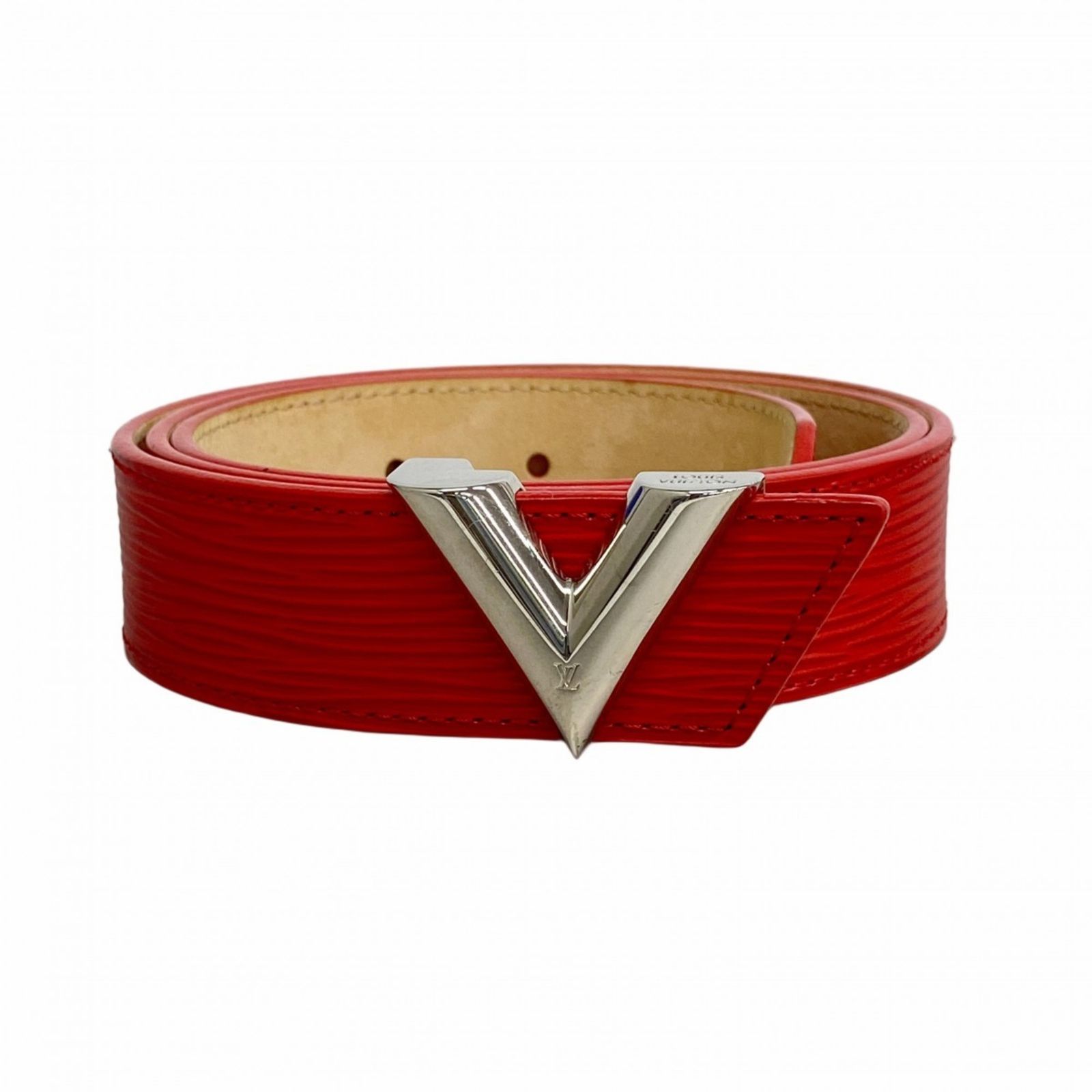 ルイ ヴィトン Louis Vuitton ルイ ヴィトン ベルト エピ サンチュール エセンシャルV M9022 レッドレディース