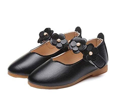 ブラック_17.5 cm A [mumu] 女の子 ドレス シューズ フォーマル ガールズ シューズ 子供靴 子供靴下 スニーカー 七五三・発表会・結婚式 演奏会 花嫁介添人 (内寸17.5CM) ブラック