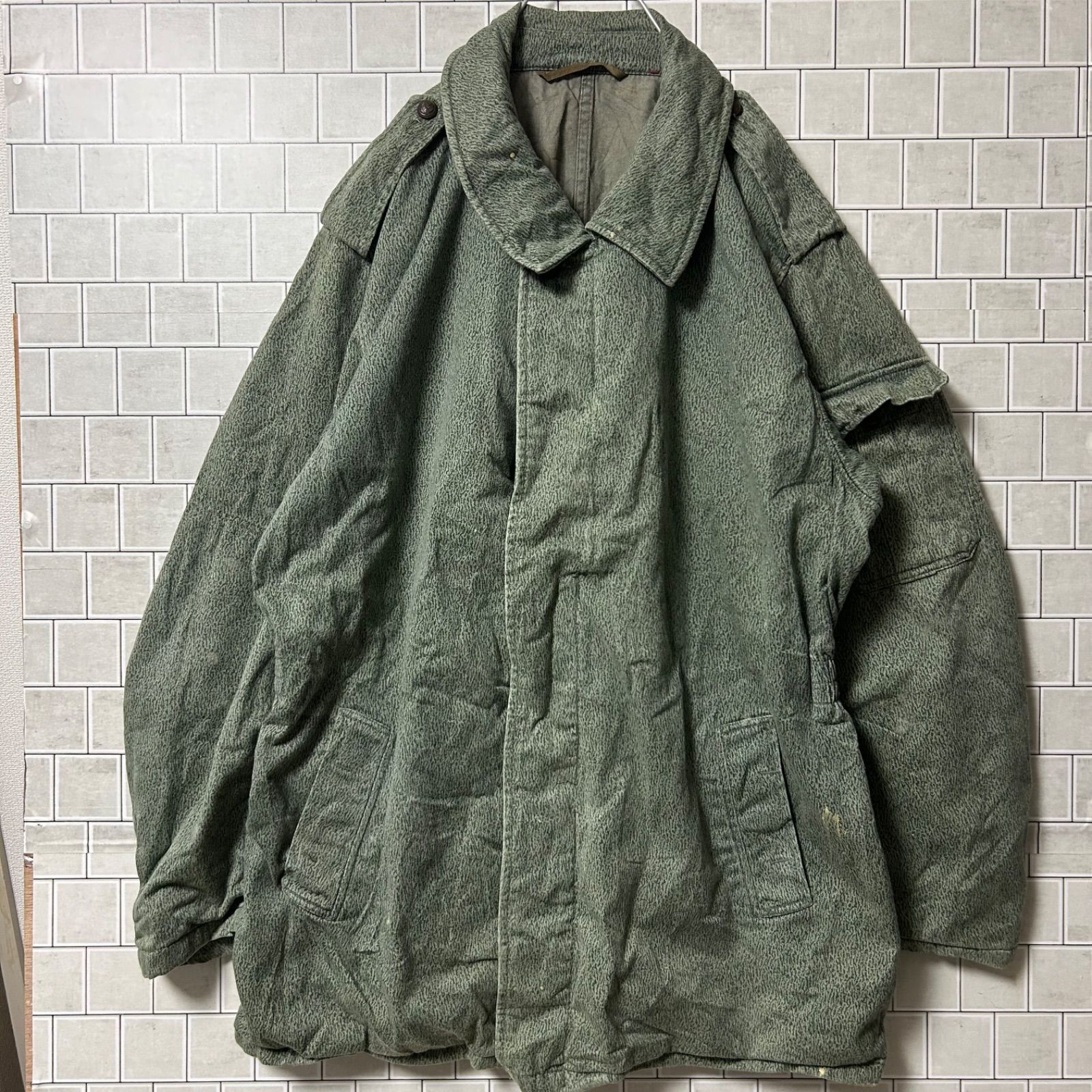 希少 80s ポーランド軍 ワームカモ フィールドジャケット