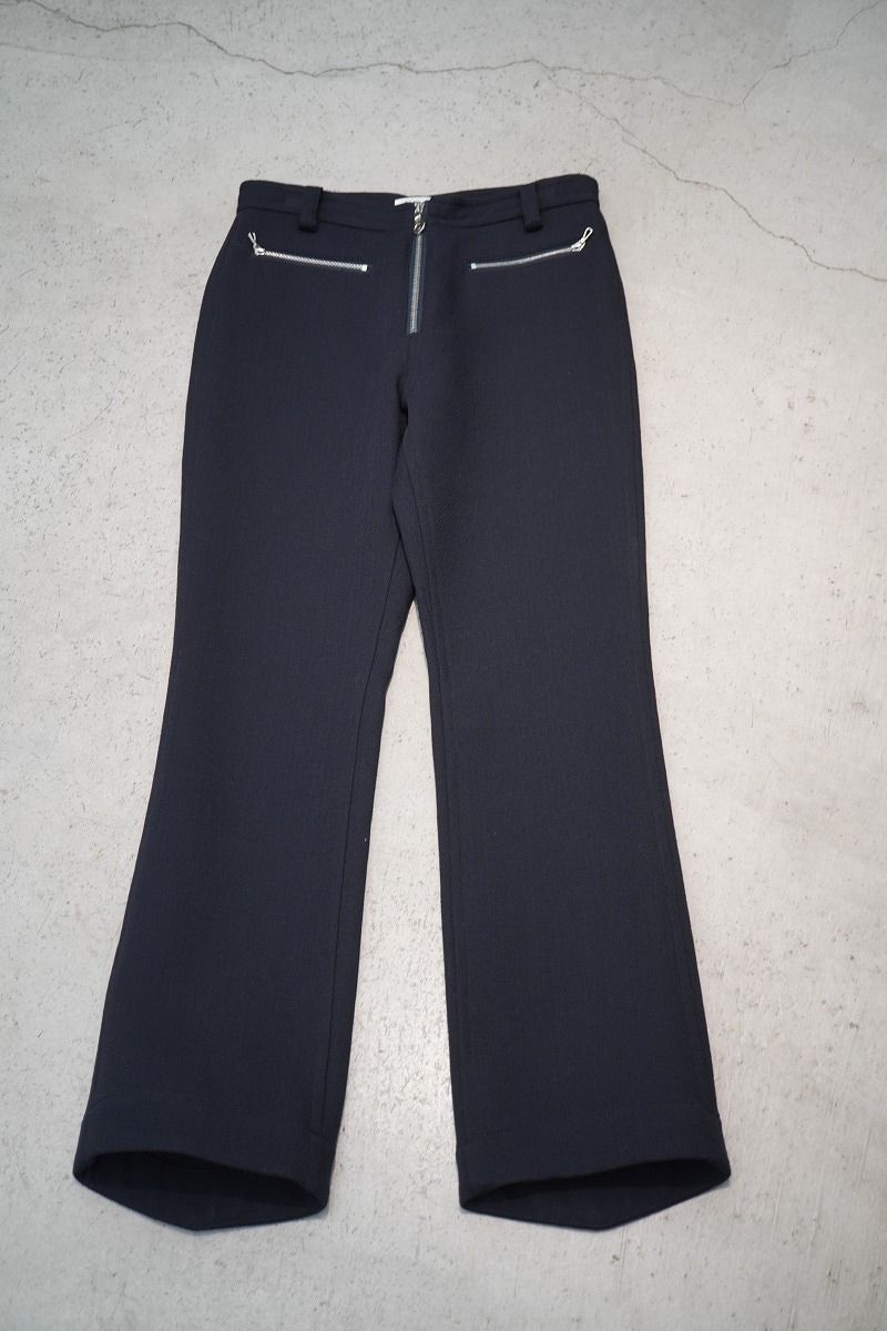 新品 FUMIKA_UCHIDA フミカウチダ DOUBLE FACED ZIP FLARED PANT