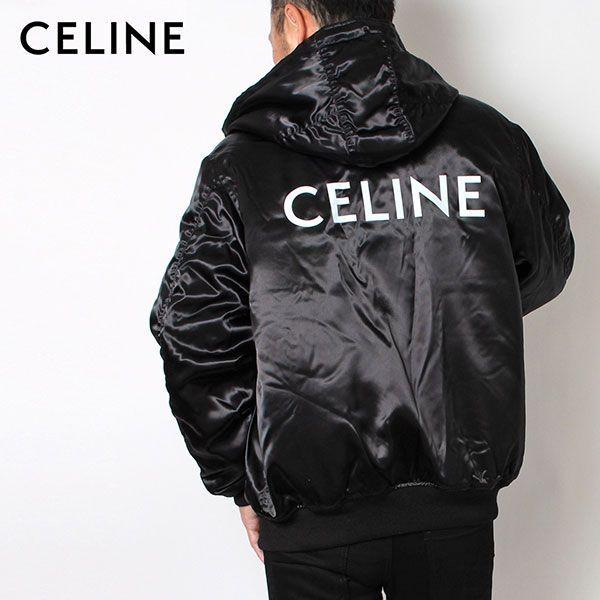 セリーヌ CELINE BOMBER CELINE ボンバージャケット【ブラック 