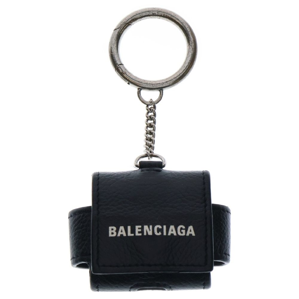 BALENCIAGA バレンシアガ AirPods Proケース ロゴイヤホンケース 655679 ブラック