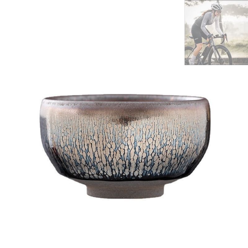 茶道具 天目茶碗 φ12cm(K-XA686)