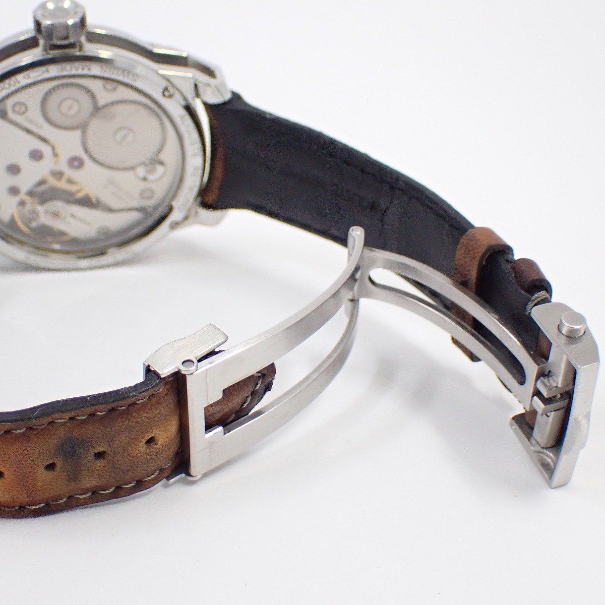 オーガストレイモンド オリジン ユニタス 手巻き式腕時計 黒文字盤 オーガストレイモンド（Auguste Reymond） オリジン ユニタス 手巻き