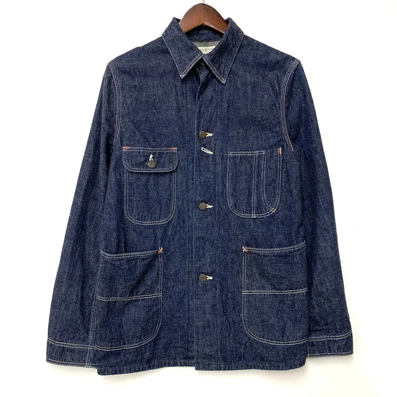 ヘラーズカフェ　ダックディガー　カバーオール　デニムジャケット ヘラーズカフェ ダックディガー カバーオール デニムジャケット - メルカリ