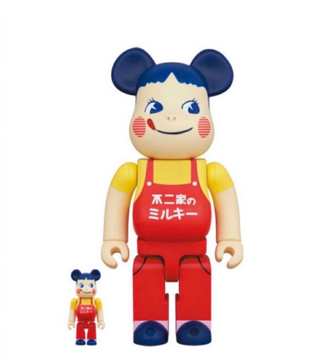 新品未開封 BE＠RBRICK ホーロー看板 ペコちゃん 100％ & 400
