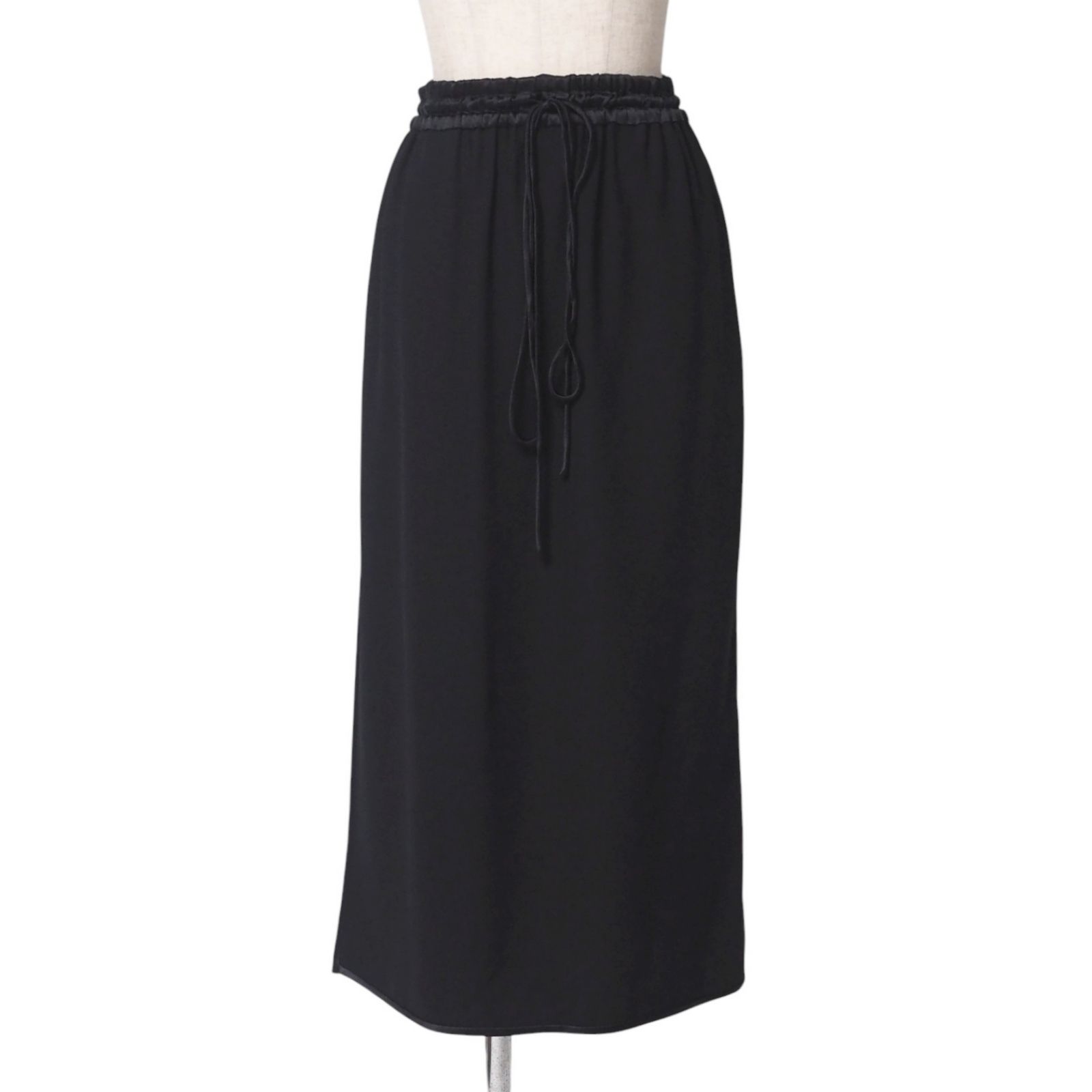 GUCCI グッチ スカート サイズ36 ウエストゴム サテンパイピング  