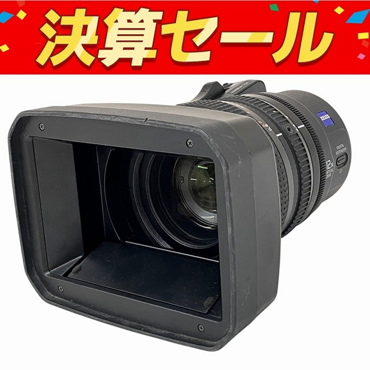 SONY ソニー Carl Zeiss Vario-Sonnar VCL-412BWH T* 1.6|4.4 - 52.8 レンズ ジャンク O10127777