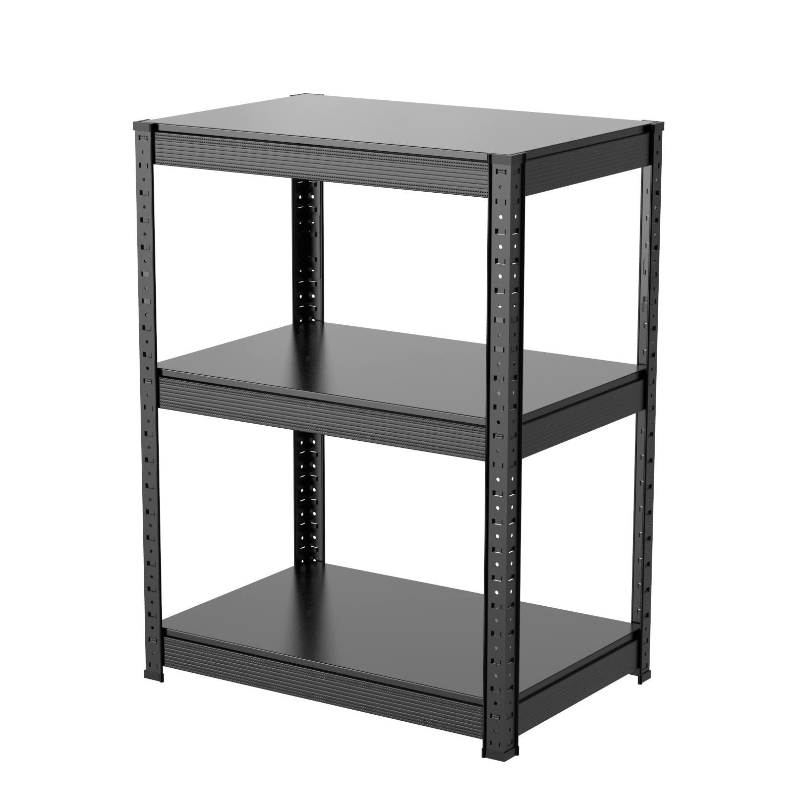 迅速発送 Umimileラック スチールラック 幅60cm 3段 耐荷重120kg|段 メタルラック 幅60×奥行40×高さ80cm ブラック
